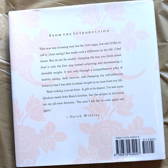 OPRAH WINFREY COOKBOOK, HEALTHY DELICIOUS RECIPES, HARDCOVER, 1994 Y2K - Picture 2 of 4